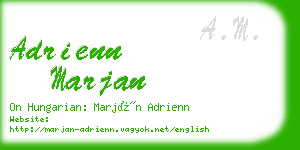 adrienn marjan business card